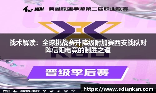 战术解读：全球挑战赛升降级附加赛西安战队对阵信阳电竞的制胜之道